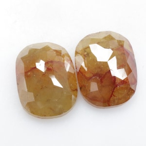 3.06 CT 8.4 X 6.5 MM Natural Loose Diamond, Oval Cut Diamond Pair, Fancy color Oval Shape Pair Diamond, For Oval Earrings Gift R8377