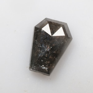 1.15 CT 8.3 X 6.0 MM Natural Loose Coffin Shape Diamond, Black color Coffin cut Diamond, Natural Loose Diamond, Coffin Shape Diamond, R11924