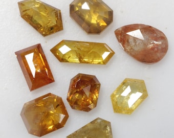 6.76 CT 3.50-7.20 MM | 天然ルースファンシーカラーダイヤモンド