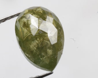 1.32 CT 8.7 X 6.1 MM Natural Loose Diamond Pear Shape Diamond Fancy Parrot Green color Diamond For Engagement Diamond Ring Gift R11140