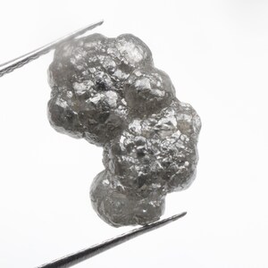 4.91 CT 13.5 X 9.2 MM Natural Rough Diamond, Uncut Diamond, Grey color Unpolished Raw Diamond, R8101