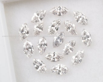 Marquise cut Lab Grown Diamond, Lab Created Marquise Shape Loose Diamond, CVD Diamond, 3.0/4.0/5.0/6.0 MM Marquise Shape Lab Grown Diamond