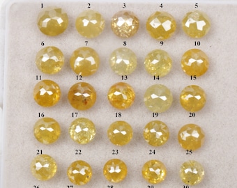 1.74 CT 2.5 MM ～ 3.3 MM ラウンド ローズカット ダイヤモンド、天然