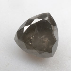 1,82 CT 7,4 X 7,2 MM Diamante sciolto naturale taglio trilione, diamante trilione colore grigio, diamante naturale sciolto, diamante forma trilione, R11489