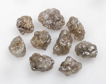 20.22 CT 10.5 X 8.2 MM to 7.0 X 6.8 MM Natural Rough Diamond Loose