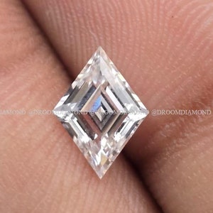 Lozenge cut Lab Grown Diamond, Lozenge cut Diamond, Rhombus Kite Shape Loose Diamond, 1.0/1.5/2.0 CT Lozenge cut Loose CVD Diamond