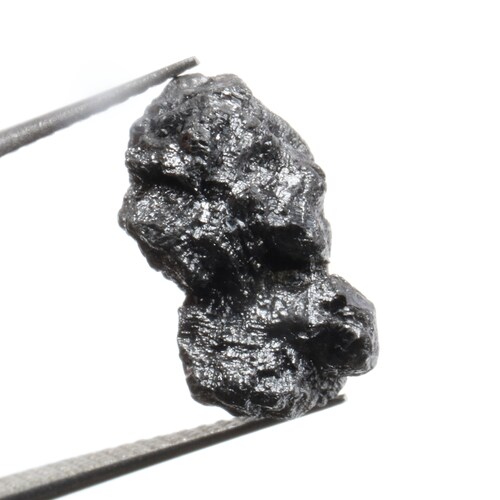 5.21 ct 12.8 X 7.6 mm Natural loose diamond Rough diamond uncut diamond raw diamond black color for rough shops diamond ring jewelry D1038