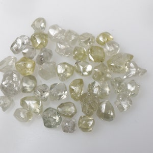 10.15 CT 2.9 MM to 4.5 MM Natural Rough Diamond Raw Diamond Uncut ...