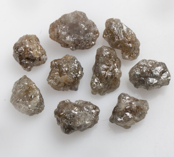 20.22 CT 10.5 X 8.2 MM to 7.0 X 6.8 MM Natural Rough Diamond Loose