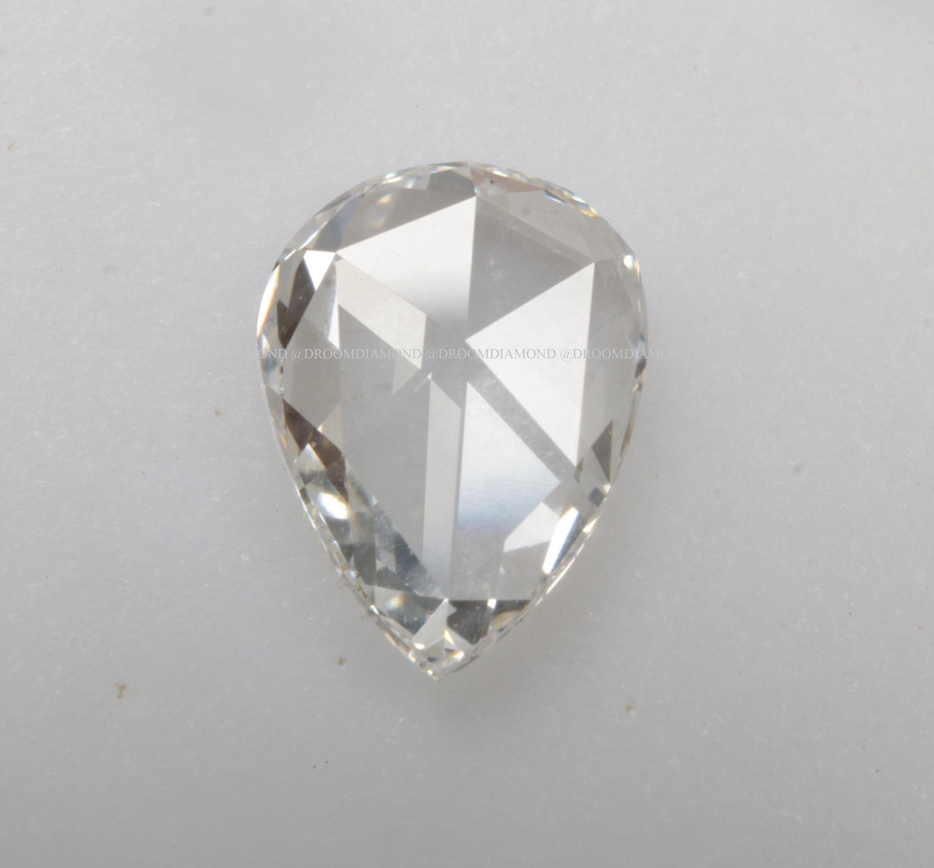 Boucle D'oreille Argent Rhodié Avec Pampille Saphir Vert Et Diamant - Forme Poire 64