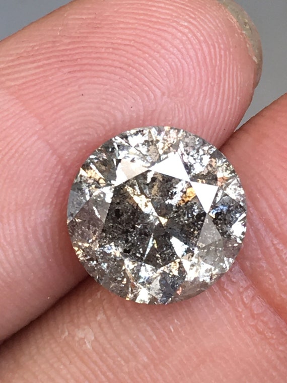 Brilliant cut salt sale and pepper diamond