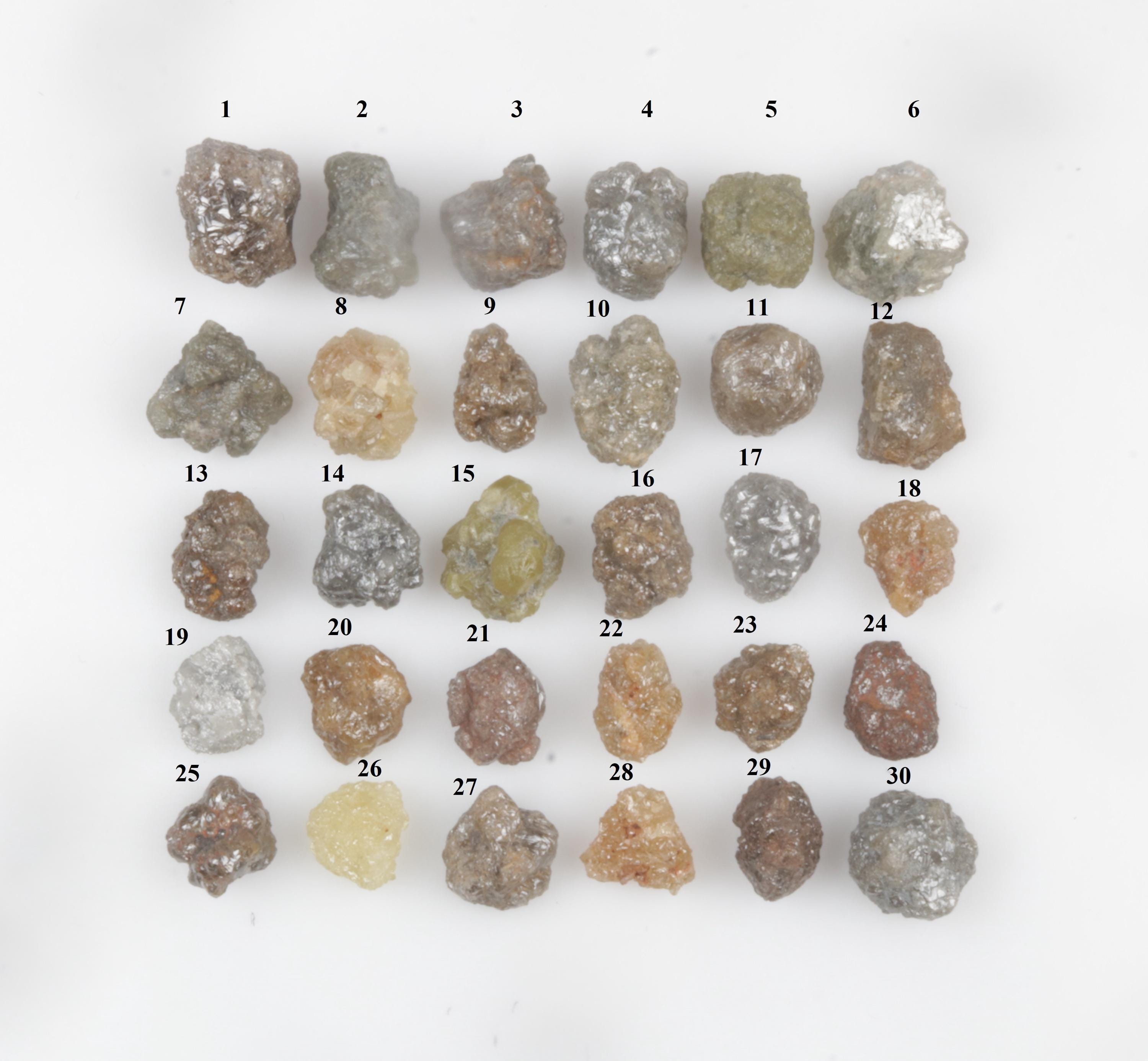 Rough Diamond, Raw Diamond, Uncut Diamond, Earth Mined
