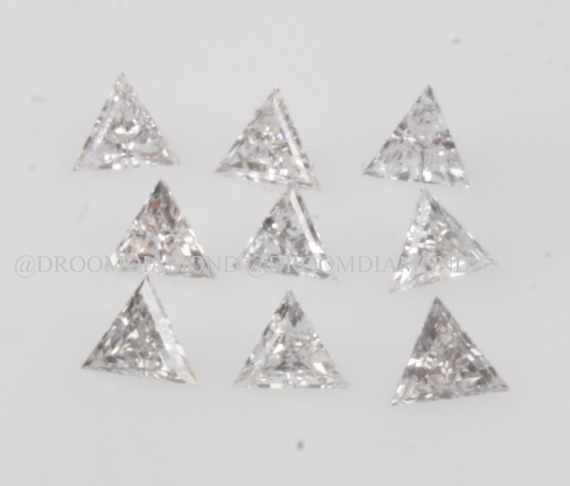 Triangle Lab Diamond Triangle Cut Lab Grown Diamond, Lab Created Triangle Shape Loose ...