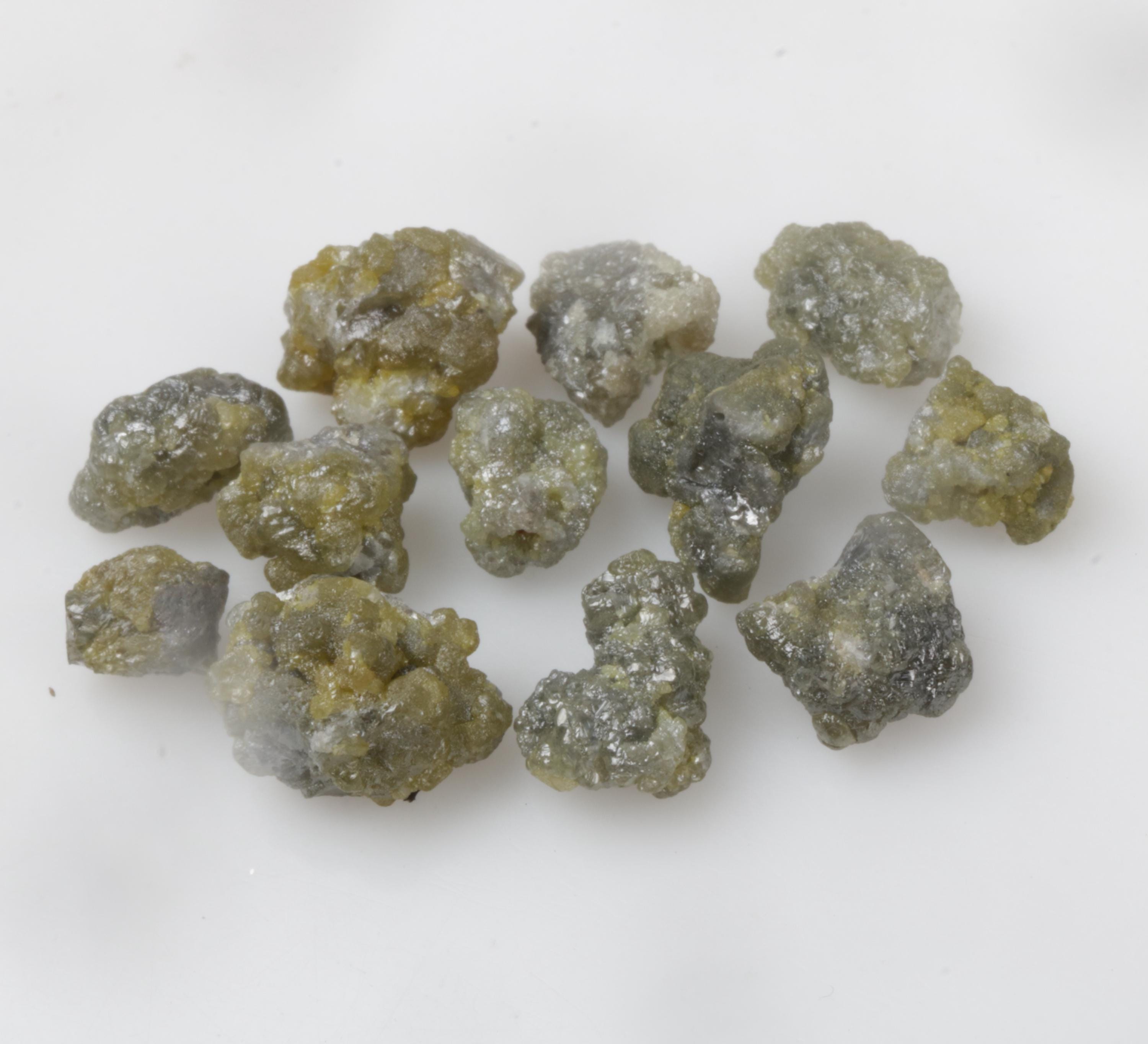 30.73 CT 7.3 MM to 11.1 MM Natural Rough Diamond, Raw Diamond