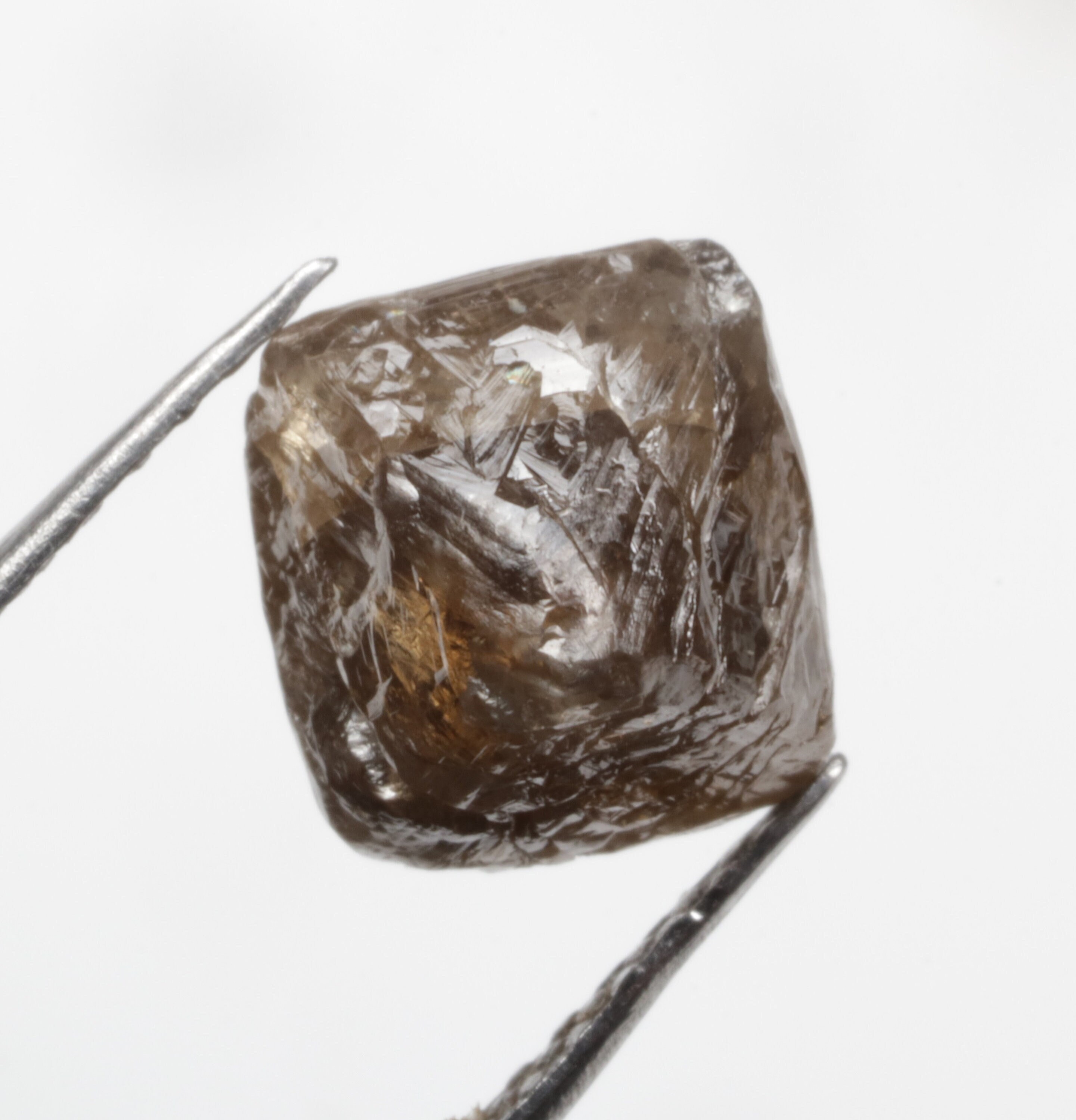 2.61 CT 7.0 X 6.5 MM Natural Rough Diamond, Geometric Cut Uncut