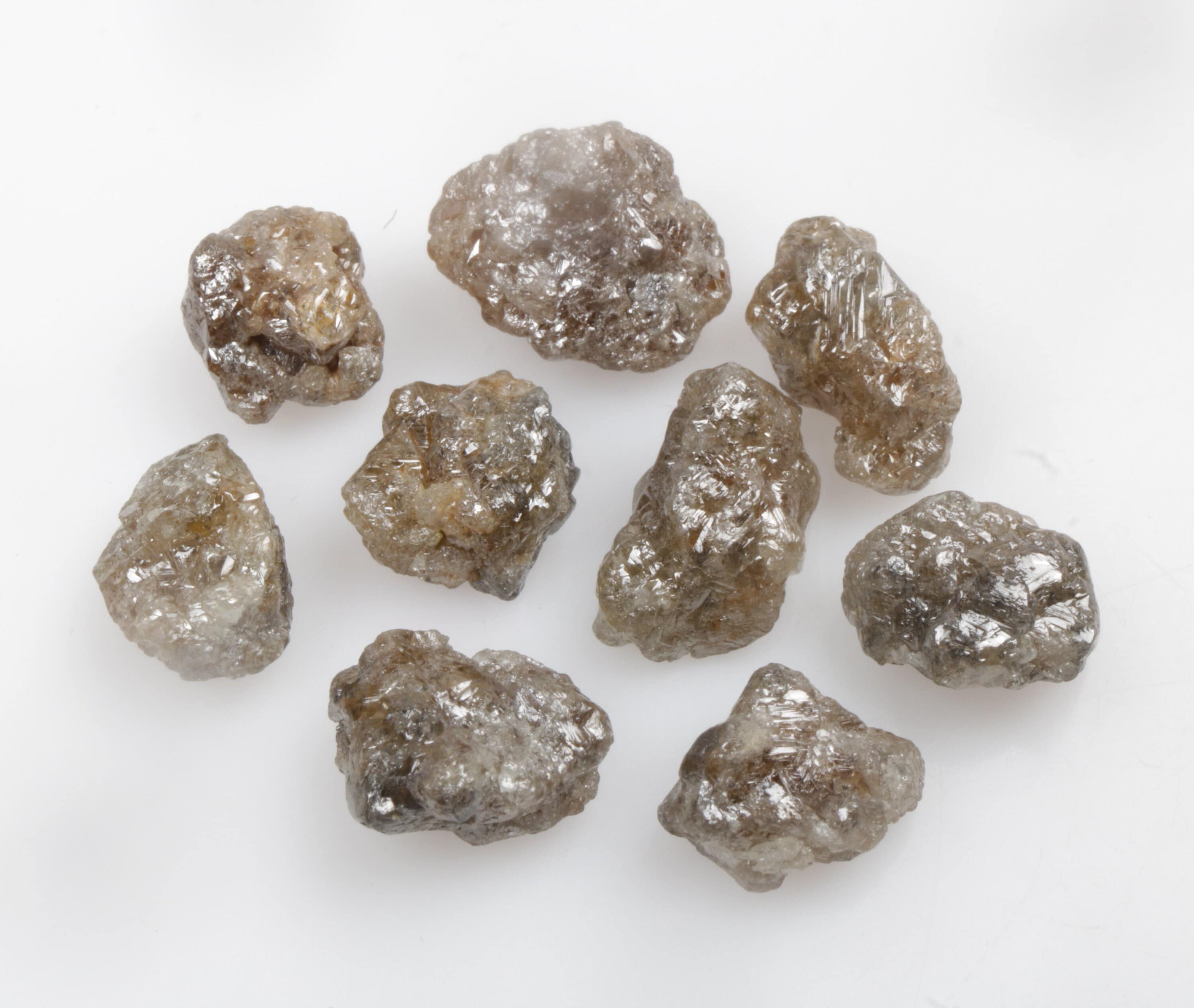 20.22 CT 10.5 X 8.2 MM to 7.0 X 6.8 MM Natural Rough Diamond Loose