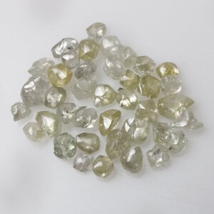 10.15 CT 2.9 MM to 4.5 MM Natural Rough Diamond Raw Diamond Uncut ...