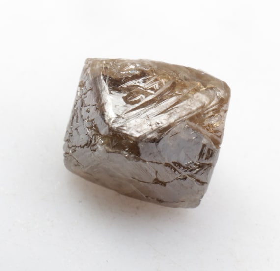 2.61 CT 7.0 X 6.5 MM Natural Rough Diamond, Geometric Cut Uncut