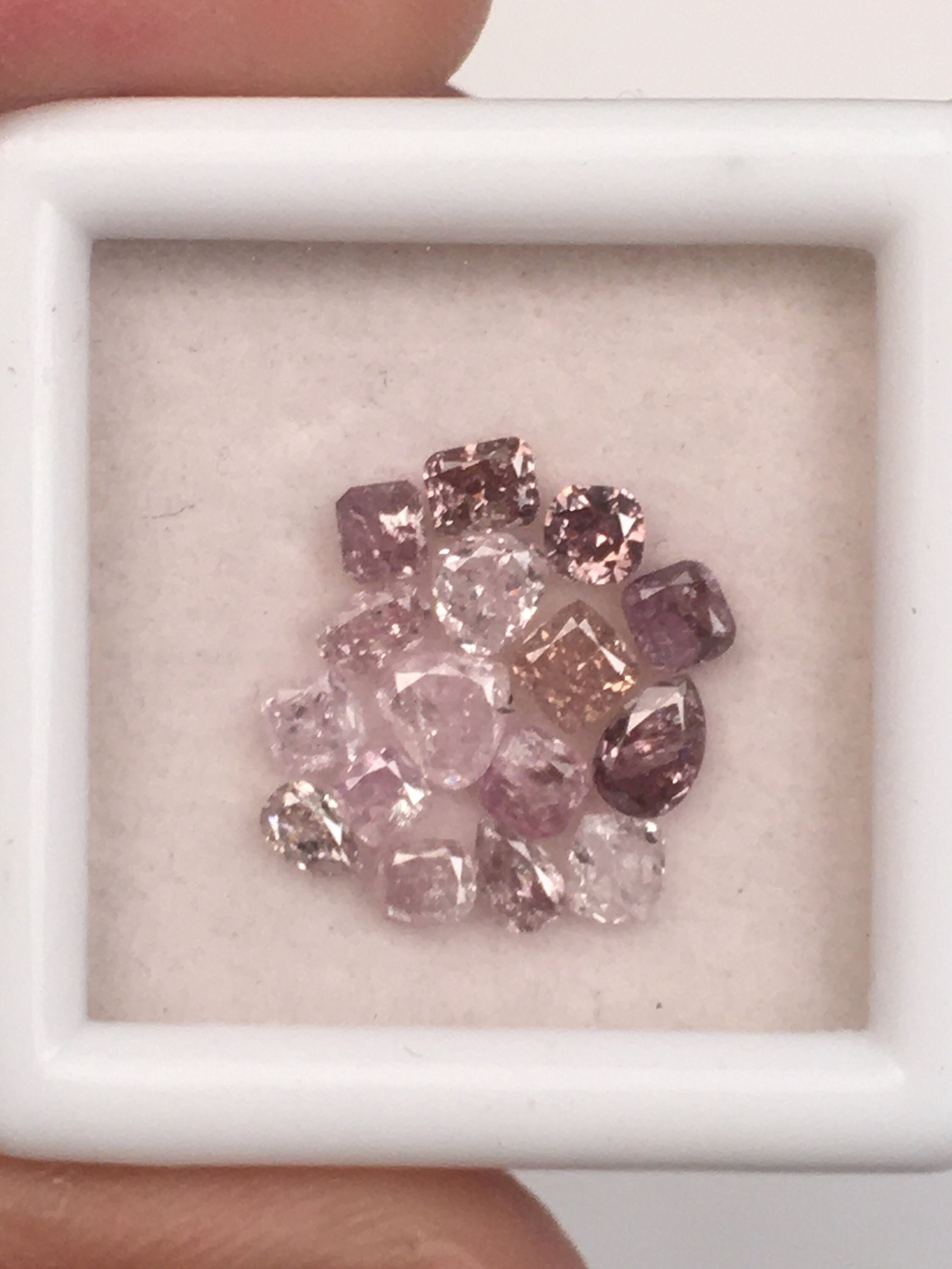 2.17 CT 4.4 X 2.9 MM to 2.5 X 2.6 MM Natural Fancy Color Diamond 
