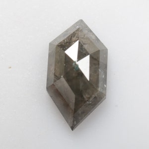0.78 CT 8.7 X 4.6 MM Natural Loose Hexagon Diamond, Grey color Hexagon Cut Diamond, For Hexagon Diamond Ring Gift R1641