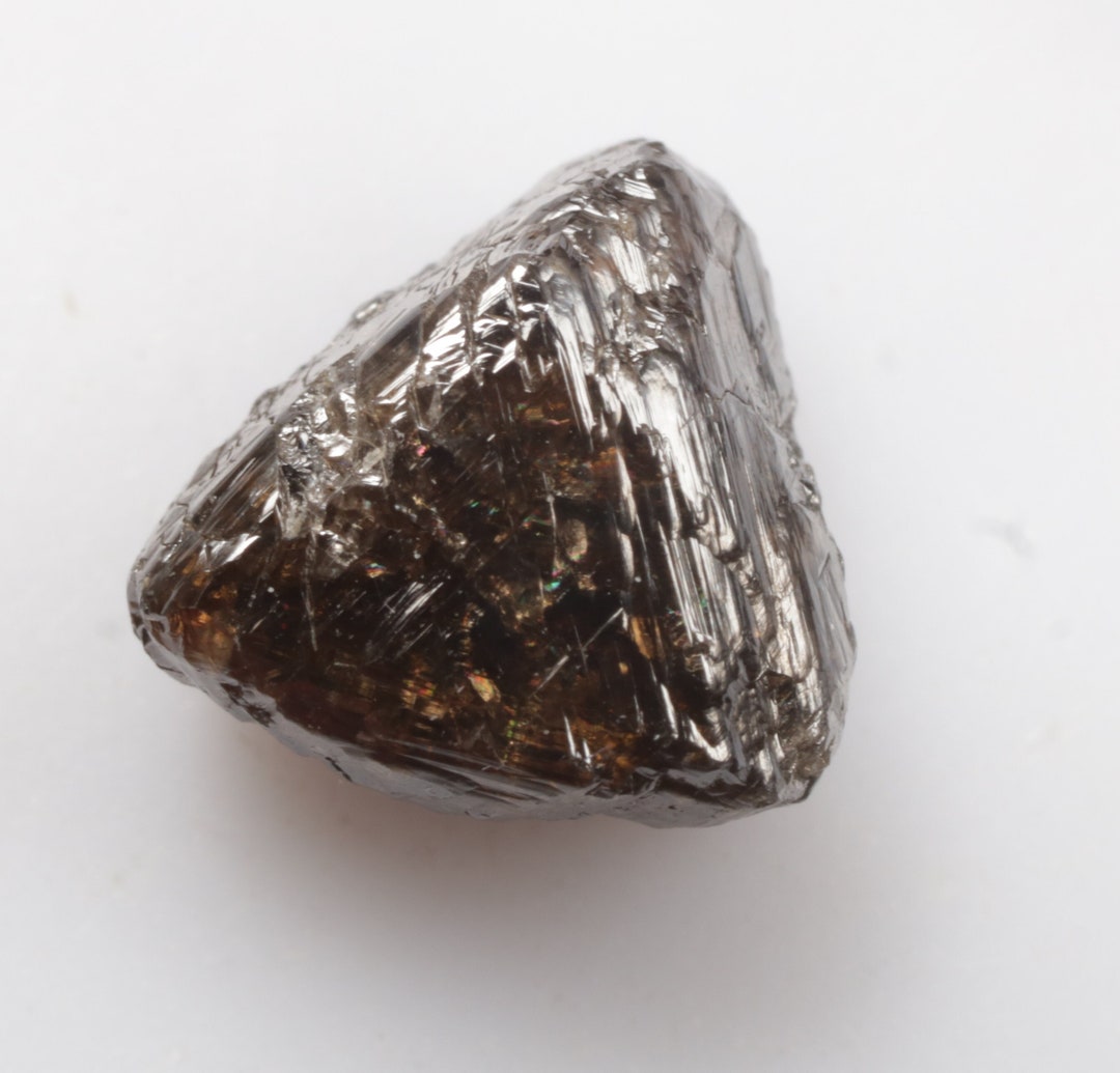 3.78 CT 9.3 X 8.3 MM Natural Rough Diamond Triangle Shape Uncut Diamond ...