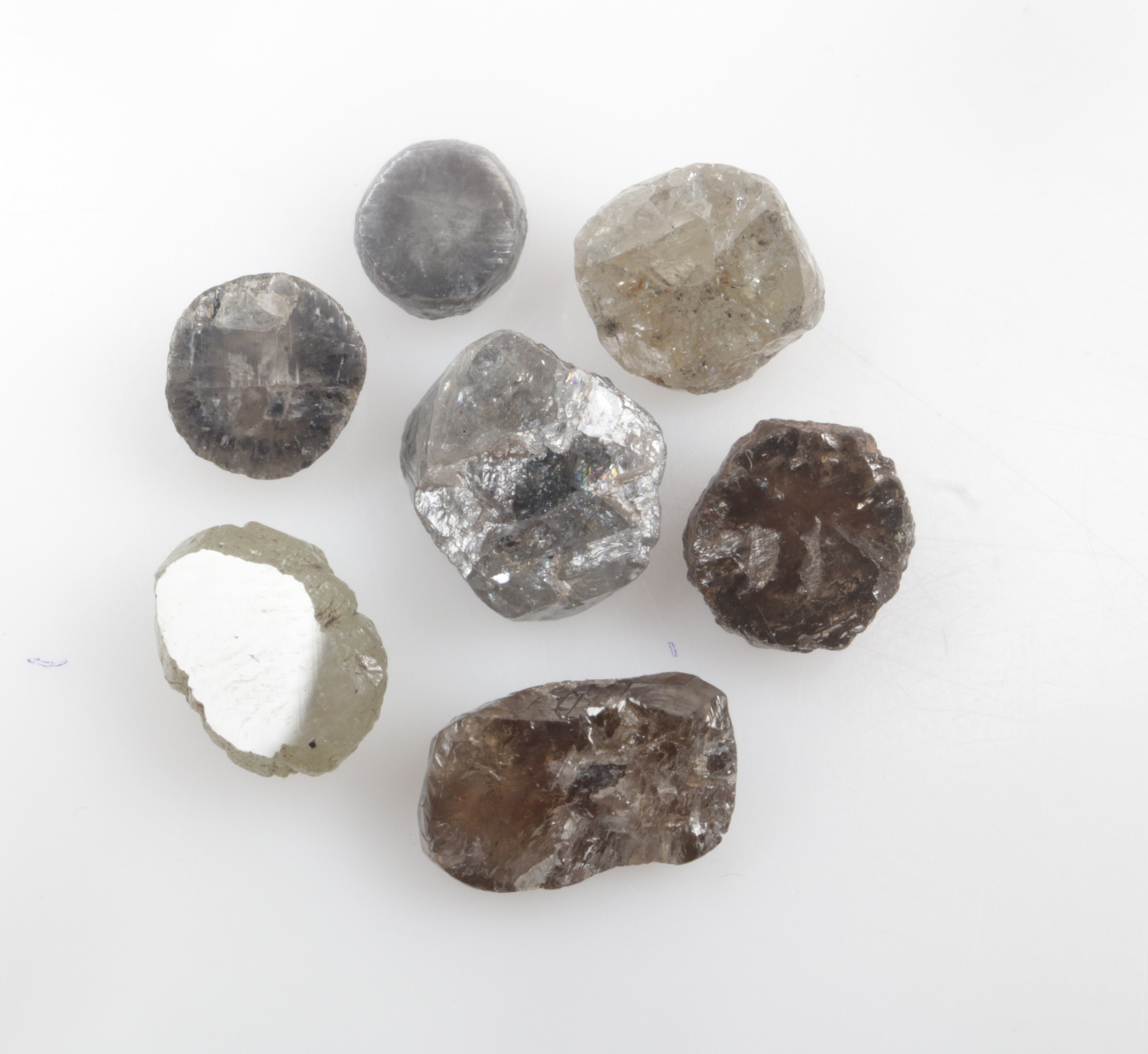 13.53 CT 9.7 X 6.0 MM to 5.5 X 5.5 MM Natural Rough Diamond Loose