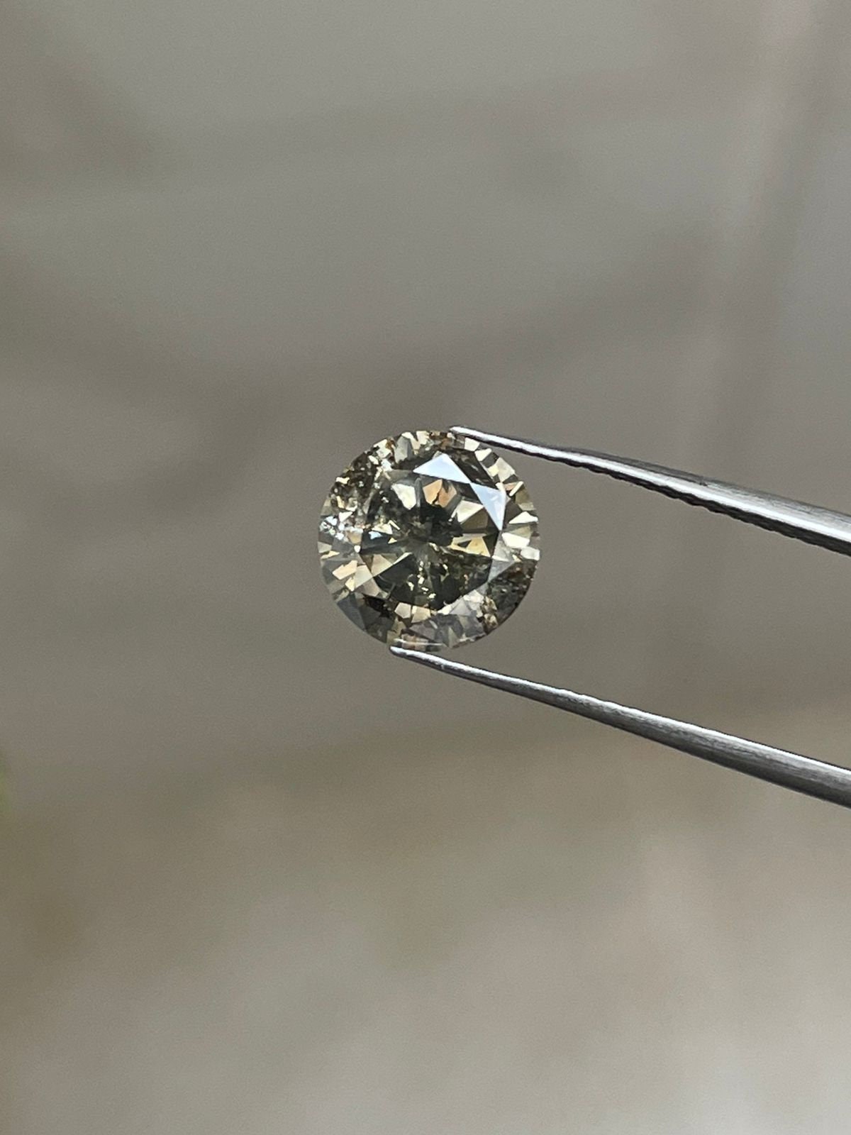1.60 CT 7.5 MM 天然ルースラウンドブリリアントカットダイヤモンド
