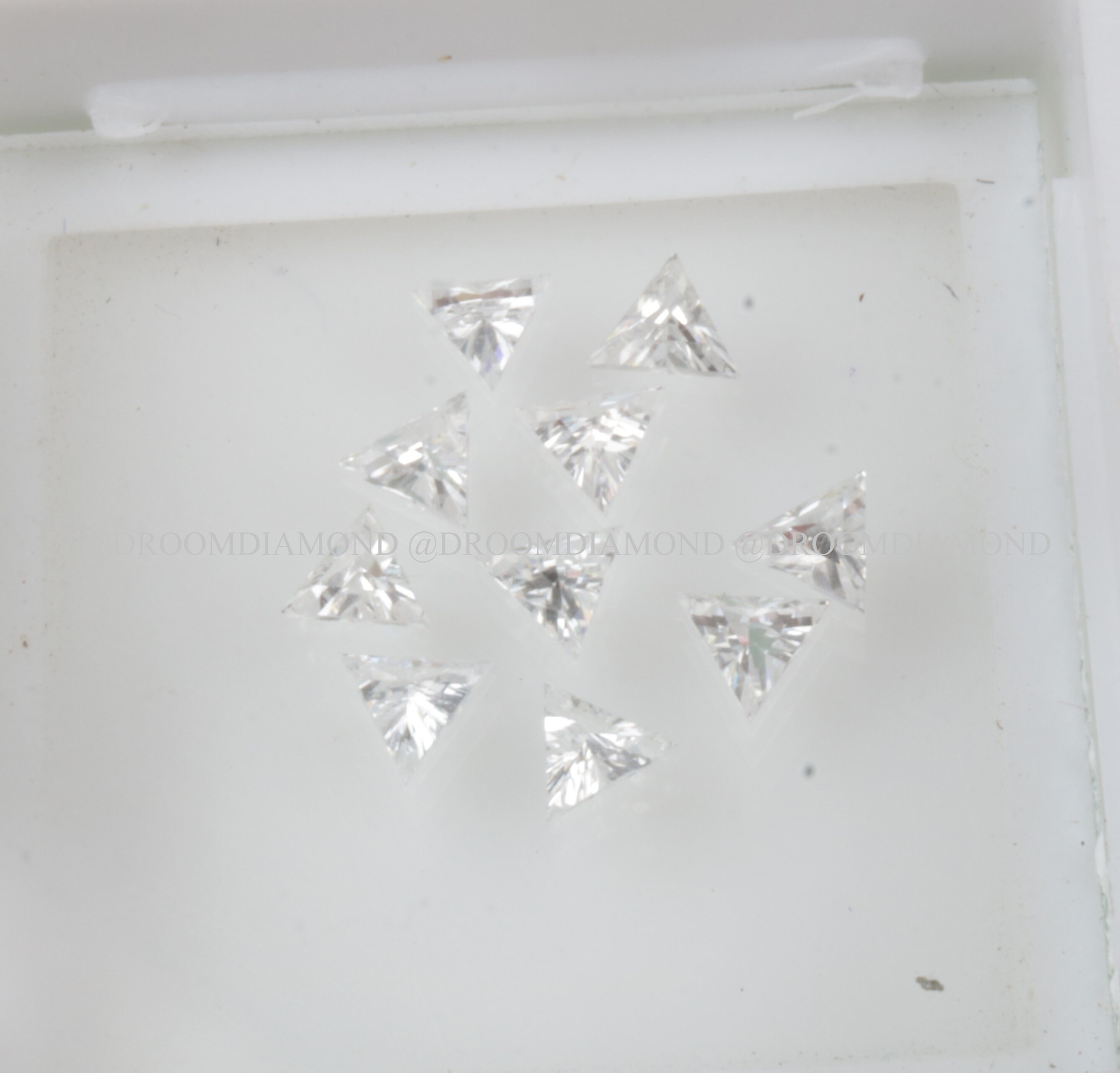 Triangle Lab Diamond Triangle Cut Lab Grown Diamond, Lab Created Triangle Shape Loose ...