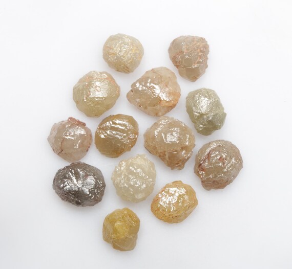 7.48 CT 6.5 X 5.5 MM to 4.9 X 4.6 MM Natural Rough Diamond, Loose