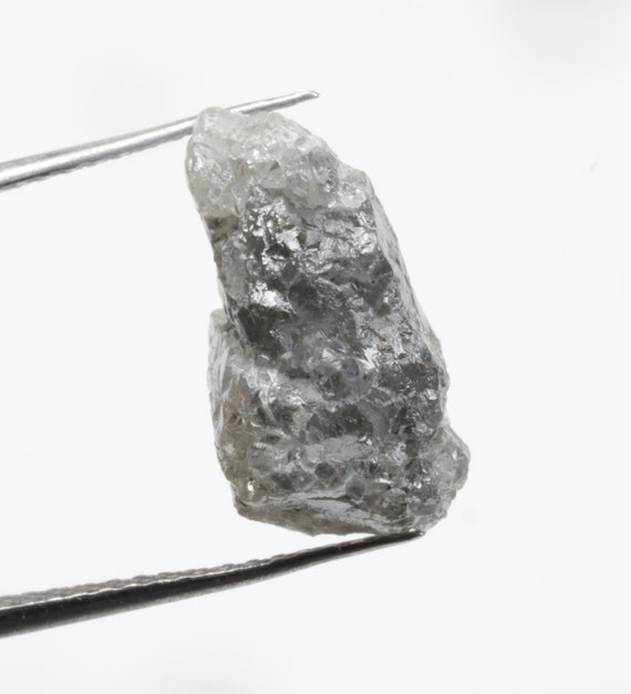 1.18 carat white rough diamond crystal