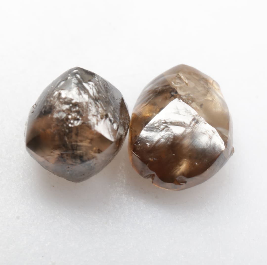 2.02 CT 6.8 X 5.2 MM to 6.0 X 5.8 MM Natural Rough Diamond, Loose