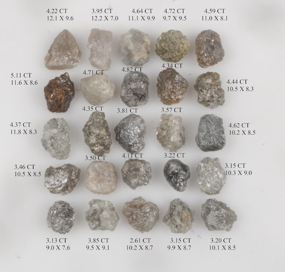 Rough Diamond, Raw Diamond, Uncut Diamond, Earth Mined