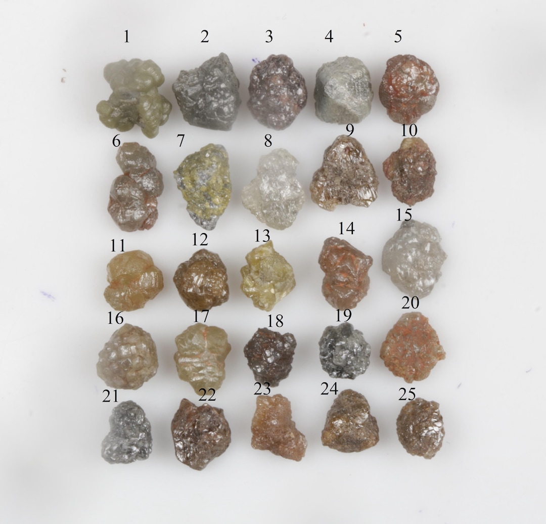 Natural Fancy Color Rough Diamond, Raw Diamond, Uncut Diamond, Earth ...