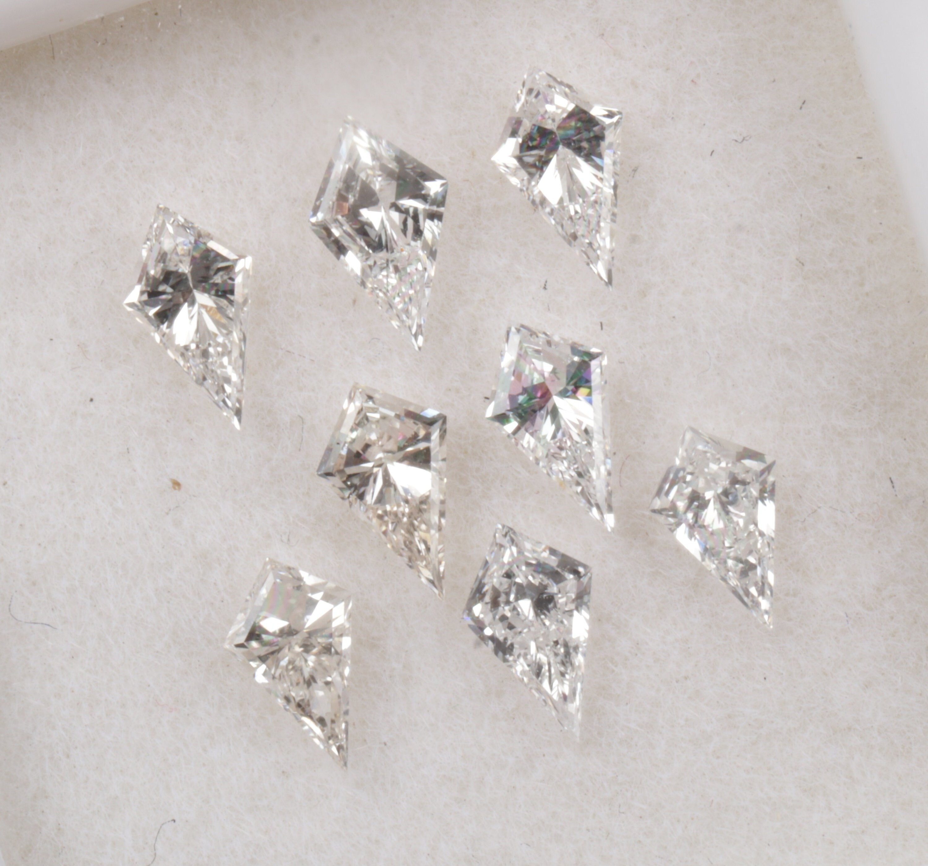 5 X 3 MM Kite Shape Lab Grown Diamond, White Lab Grown Kite cut Diamond, VS1 Diamond, Lab Grown Diamond, Kite Shape Loose Diamond
