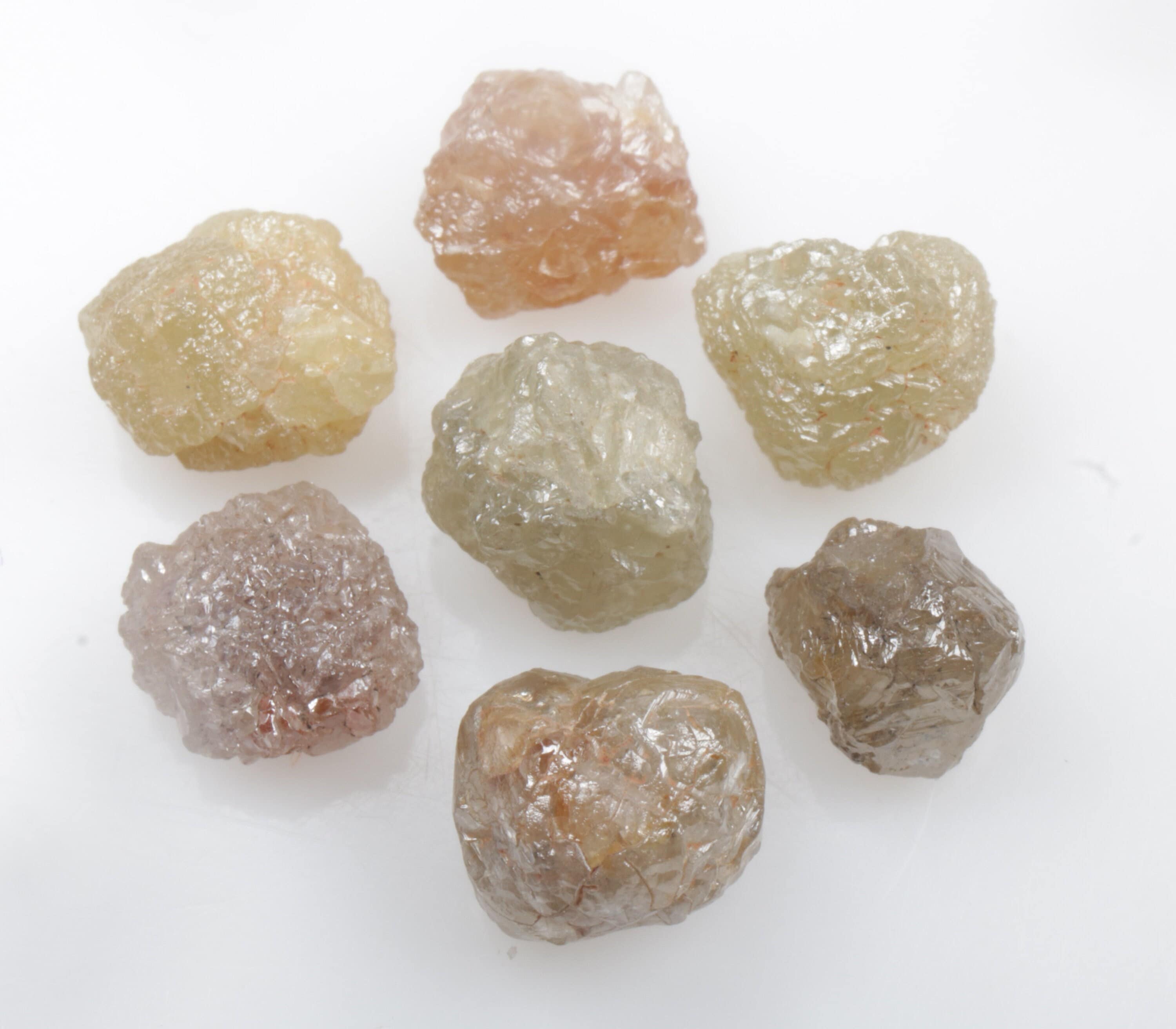 14.77 CT 7.8 X 7.1 MM to 5.6 X 6.0 MM Natural Rough Diamond Uncut