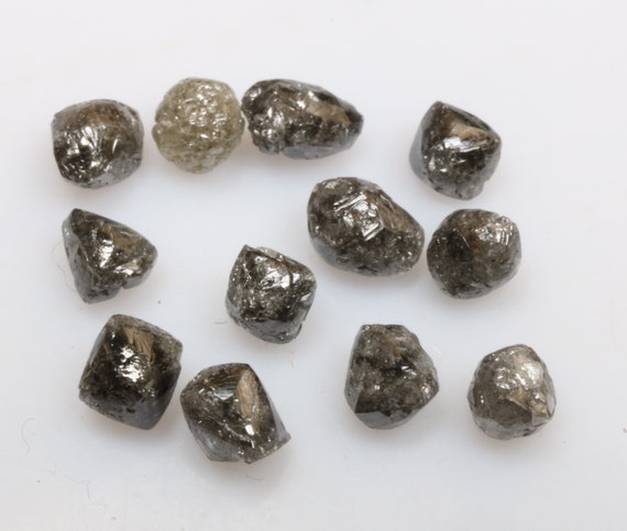 4.63 Ct 5.1 X 3.8 Mm to 4.0 X 3.6 Mm Natural Loose Black Grey