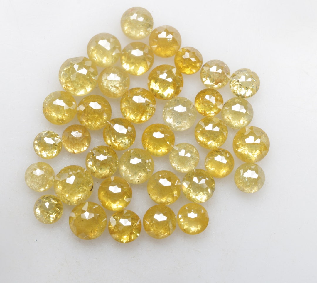 3.64 CT 2.3 to 3.1 MM Natural Loose Diamond, Round Rosecut