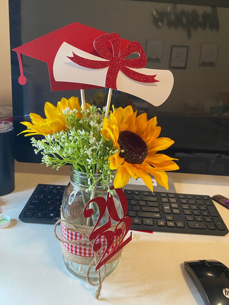 Mason Jar Graduation Party Centerpieces crawfish Boil | Etsy