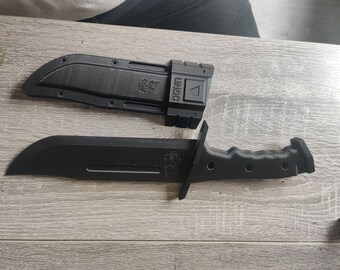 Halo: Reach CQC Knife Prop/Réplica - Tamaño completo - Plástico - Pintado o crudo