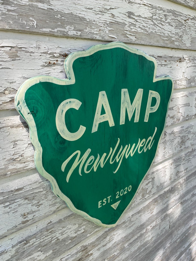 Custom camp sign