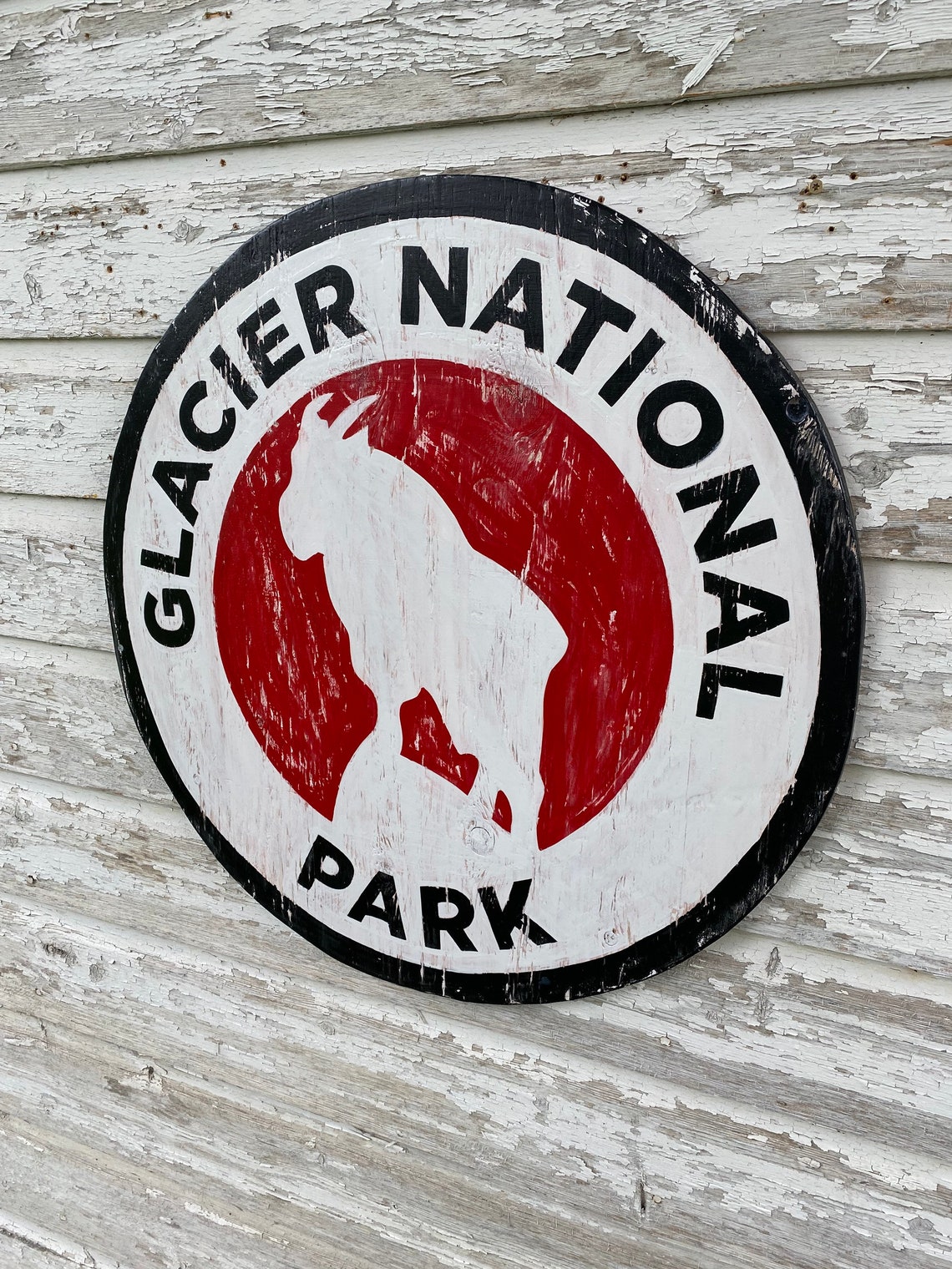 Glacier National Park Sign Etsy