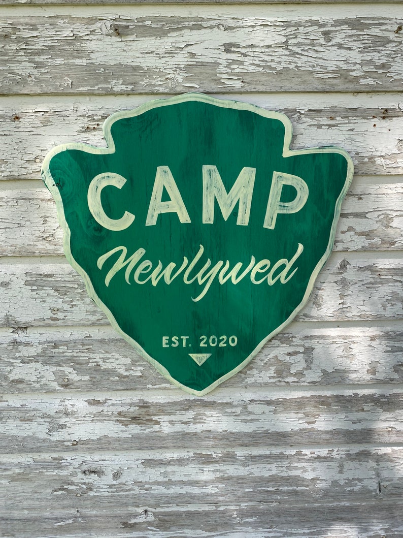 Custom camp sign