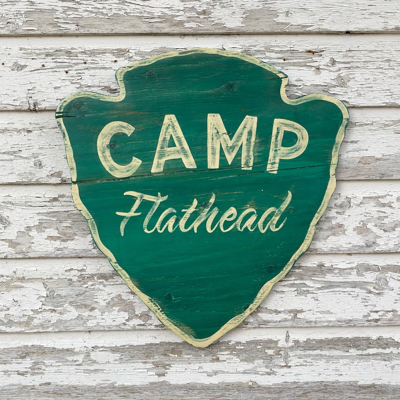 Custom camp sign