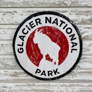 Signo del Parque Nacional Glaciar
