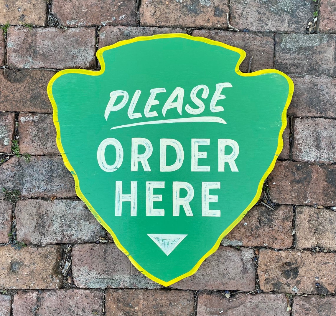 Customizable Order Here Sign - Etsy
