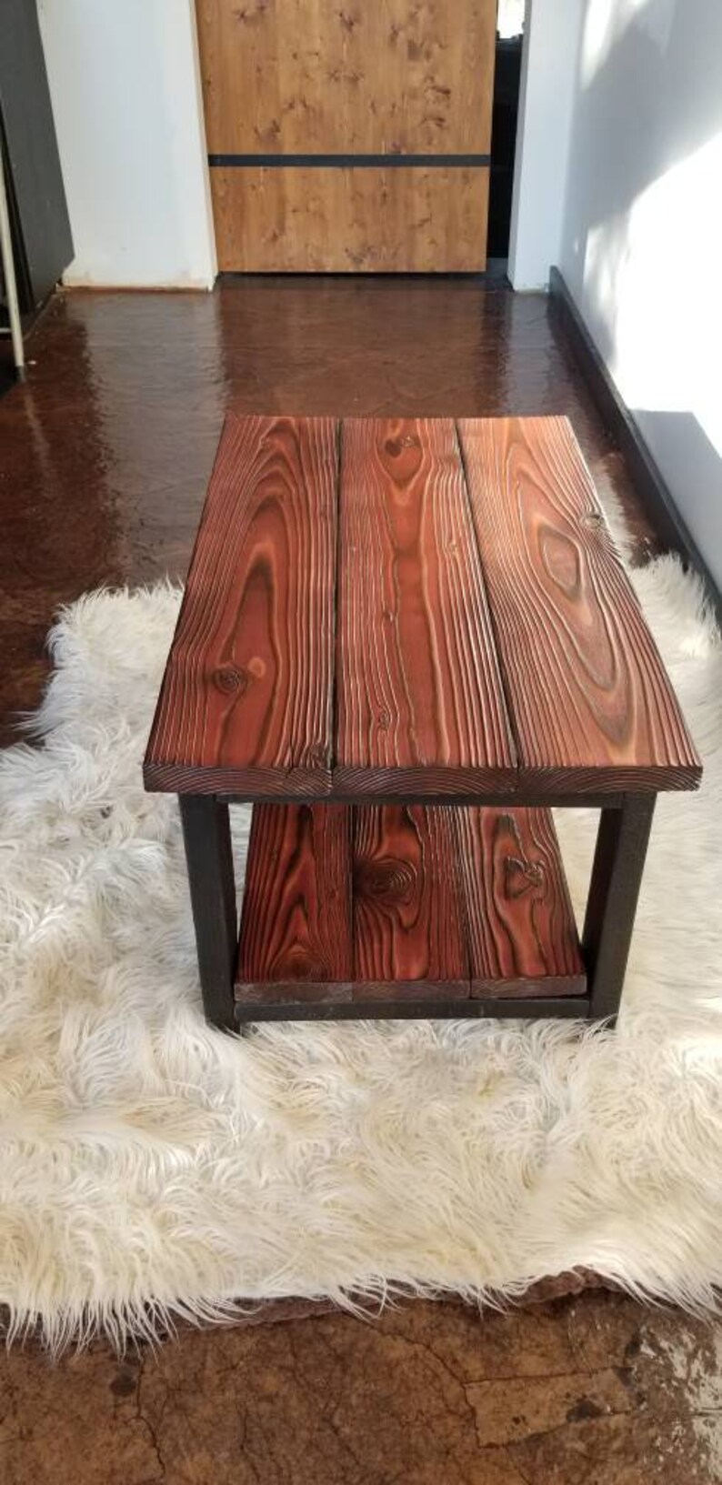 Gorgeous Shou Sugi Ban Coffee Table | Etsy