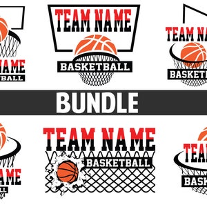 Custom name Basketball SVG with Bundle pack for T-shirt Printable / commercial use