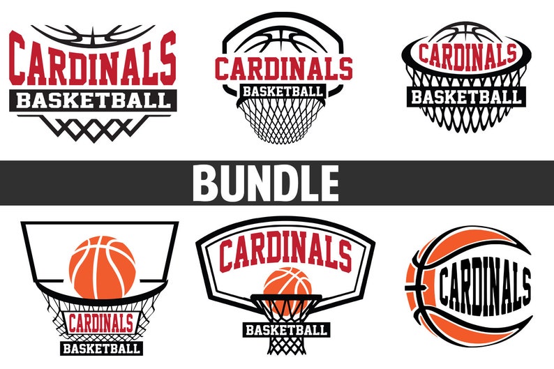 Basket-ball, Basket-ball svg, Cardinals svg, Cardinals basket-ball, T-shirt Imprimable et utilisation sublimation image 1