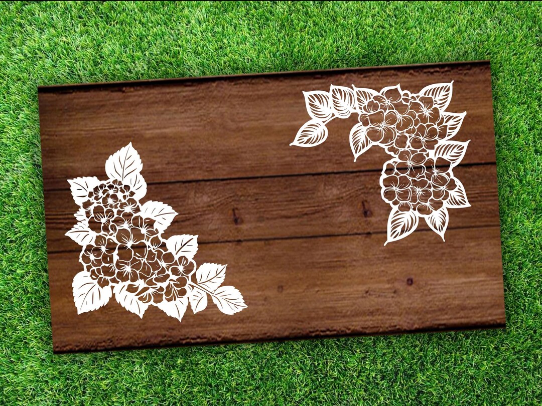 Hydrangea Flower SVG Bundle: Vector Cut Files for Cricut & Silhouette ...