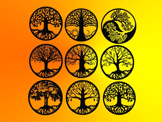 Free Free 120 Silhouette Family Tree Svg SVG PNG EPS DXF File